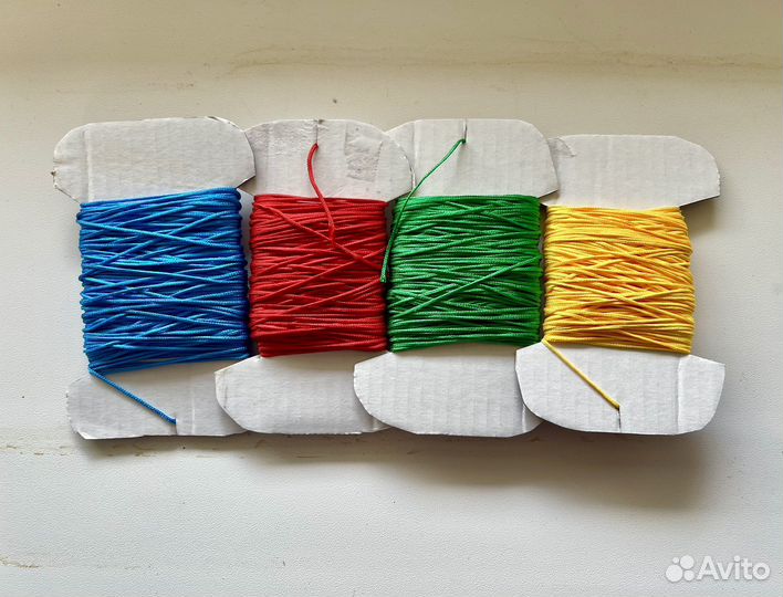 Шнур нейлоновый для плетения браслетов 0,9 мм