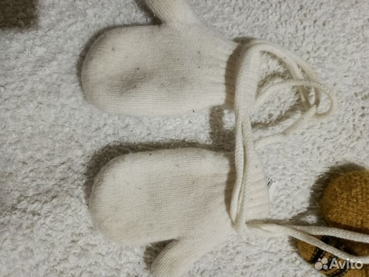 Комплект шапка, снуд и варежки