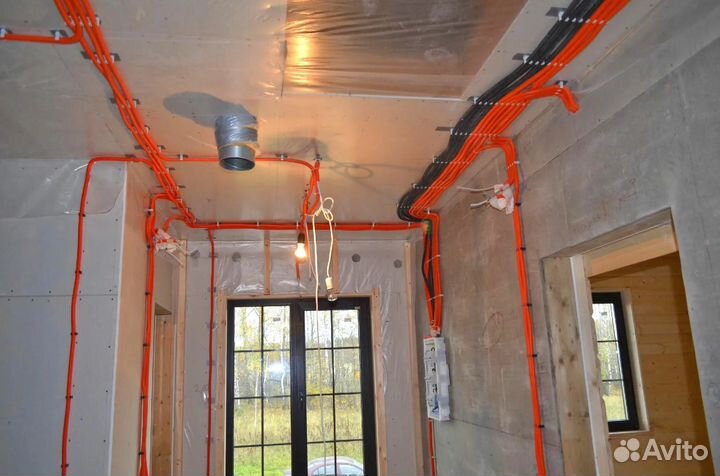 Электрика в частом доме под ключ