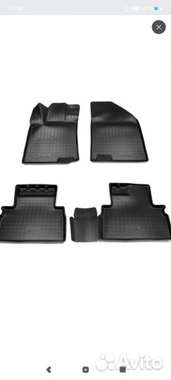 Комплект автомобильных ковриков полиуретановых