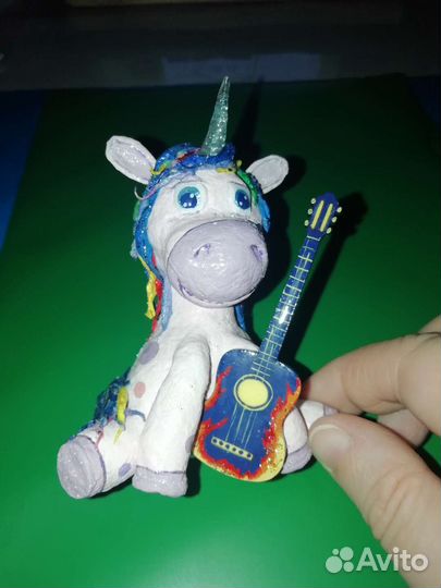 Ватная игрушка на елку Рок-н-ролл