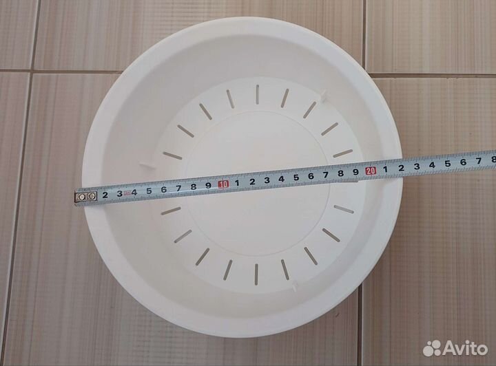 Кашпо грация прайм белое