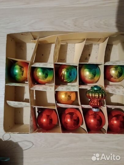 Елочные шары СССР