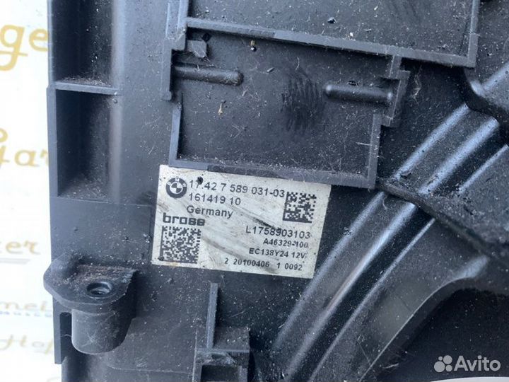 Вентилятор охлаждения радиатора Bmw 5 F10 N52N N53