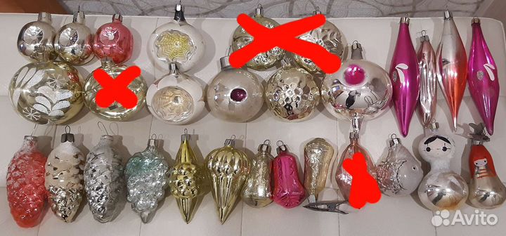 Елочные игрушки СССР советские