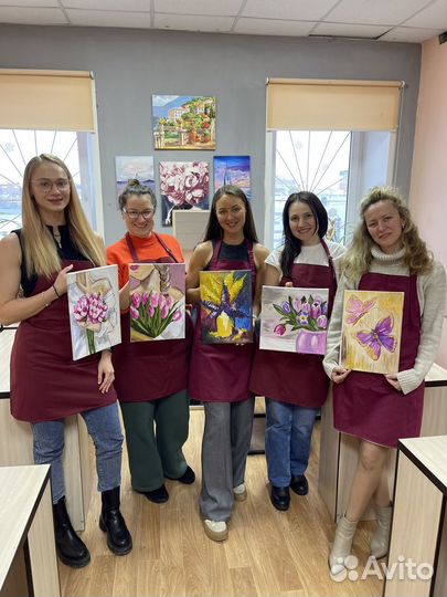 Мастер класс рисование, арт вечеринка