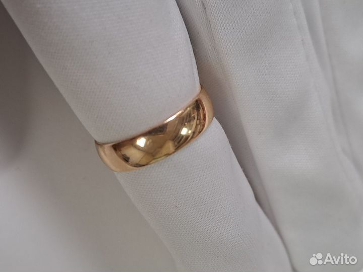Золотое обручальное кольцо 16,5 размер