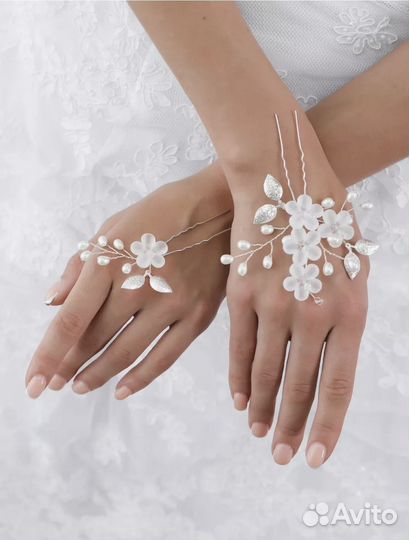 Шпилька свадебная диадема