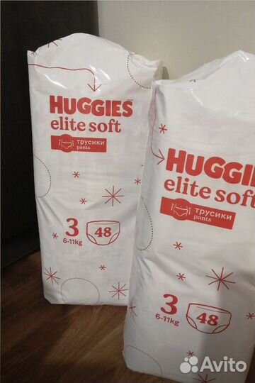 Huggies Elite Soft 3 подгузники трусики новые