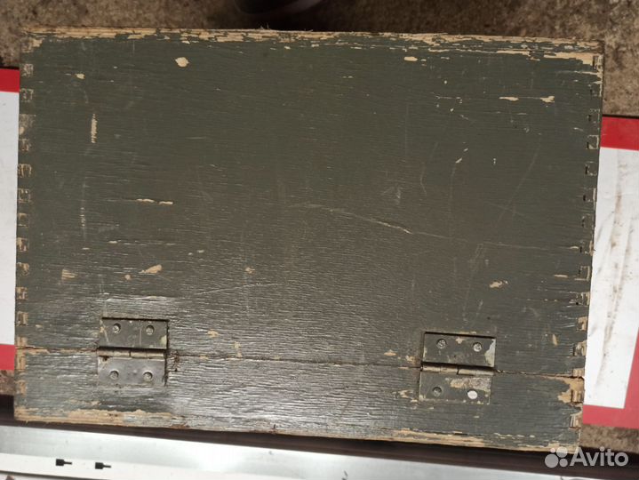 Ящик деревянный милитари лофт хаки