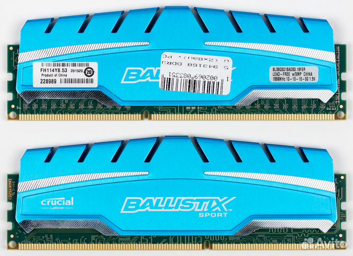 Оперативная память Corsair XMS3 8GB DDR3 1866