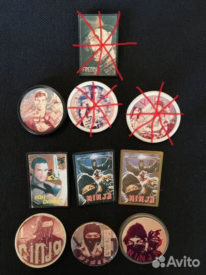 Значки из 90 х