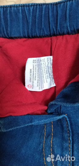 Джинсы для девочки 80-86