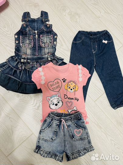 Пакет вещей на девочку 92-98 размера