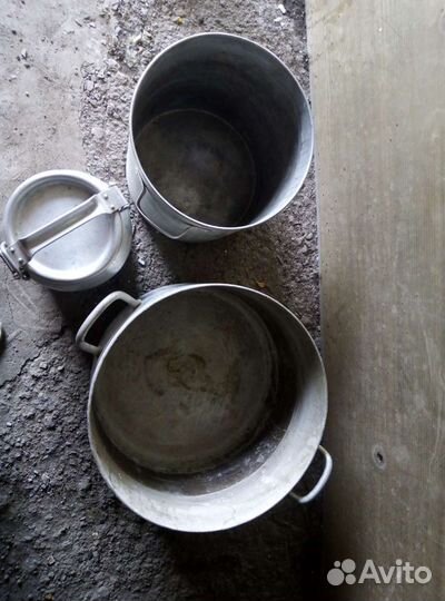 Фляга,кастрюли алюминиевые