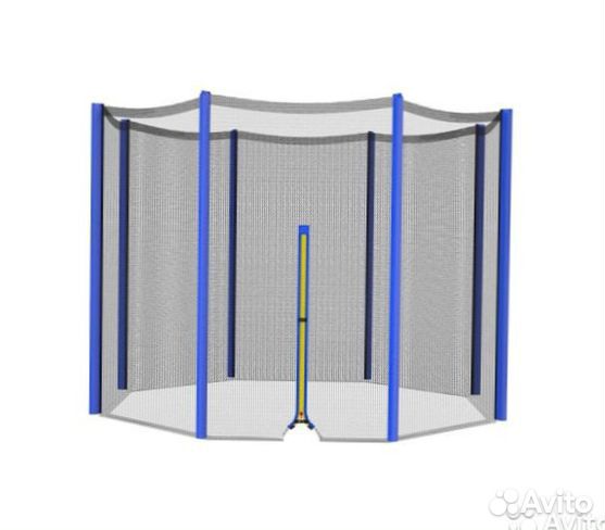 Батут DFC Trampoline Fitness 8ft сетка, (244см)