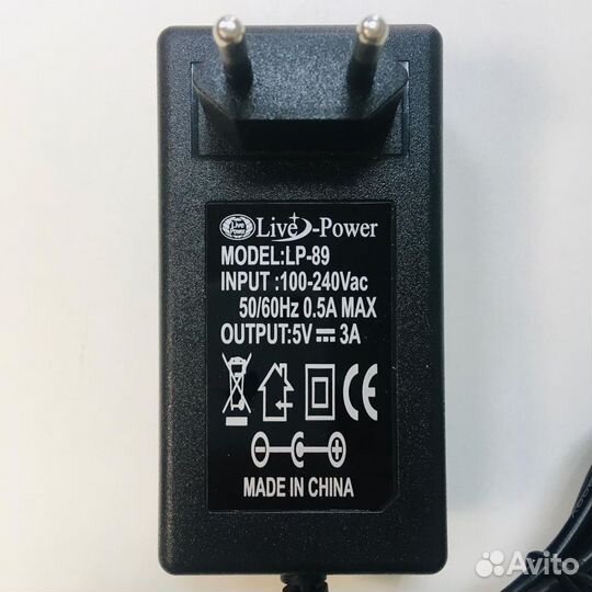 Блок питания LP- 89 (5V,3A) штекер Type-C