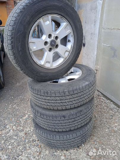 5 колёс в сборе на литых дисках
