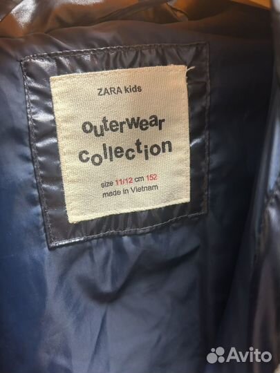 Пуховик zara 152