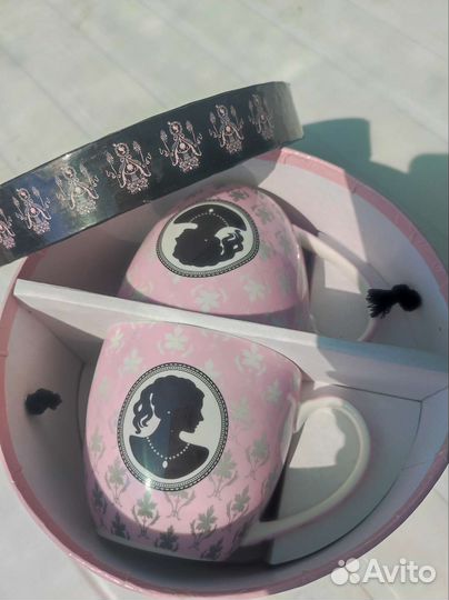 Чайная пара на 2 персоны Фарфор