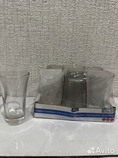 Стаканы бокалы стопки