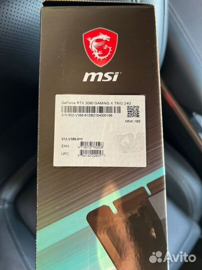 Видеокарта GeForce RTX 3090 gaming X trio