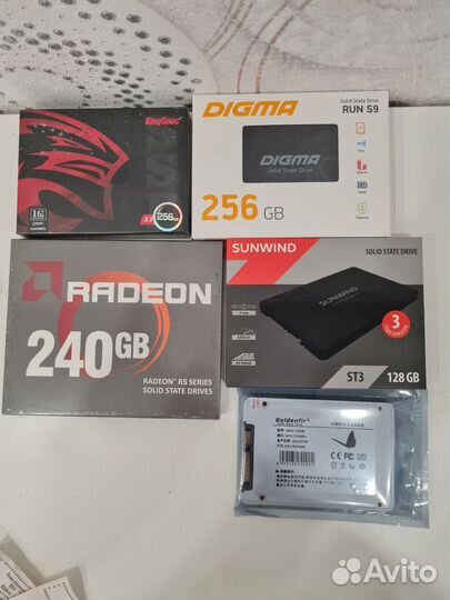 Новые SSD диски 256gb