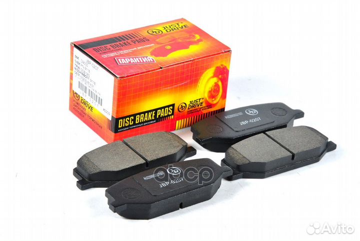 Колодки тормозные, передние D9000 JBP0207 Just