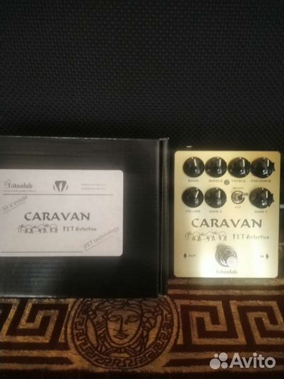 Гитарная педаль дисторшн Caravan Tritonlab