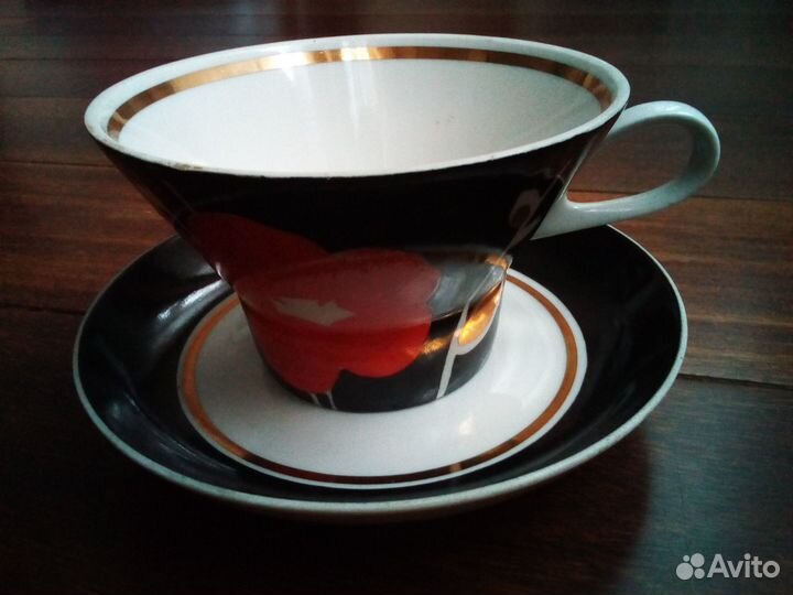 Чайные пары Дулево (фарфор, 1968 год) и др