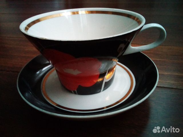 Чайные пары Дулево (фарфор, 1968 год) и др