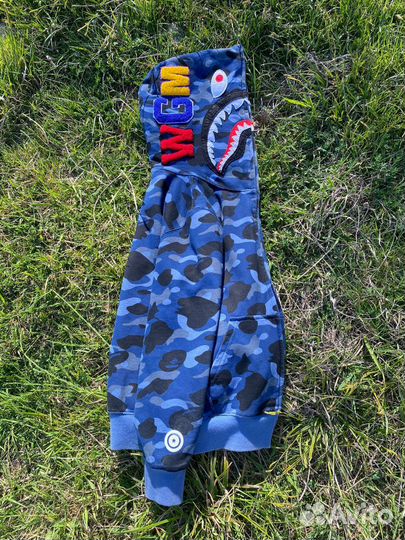 Кофта Bape Blue Camo