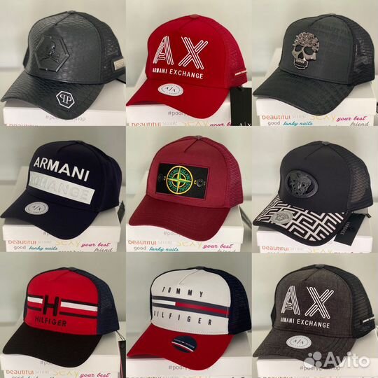 Бейсболка кепка разных брендов