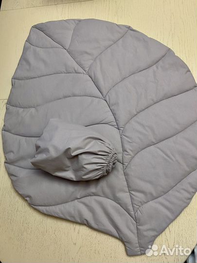 Плед листик детский для новорождённых