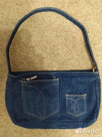 Сумка джинсовая