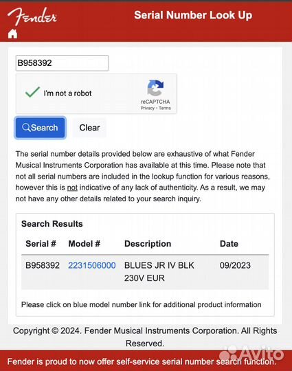 Fender Blues Junior IV 2024г