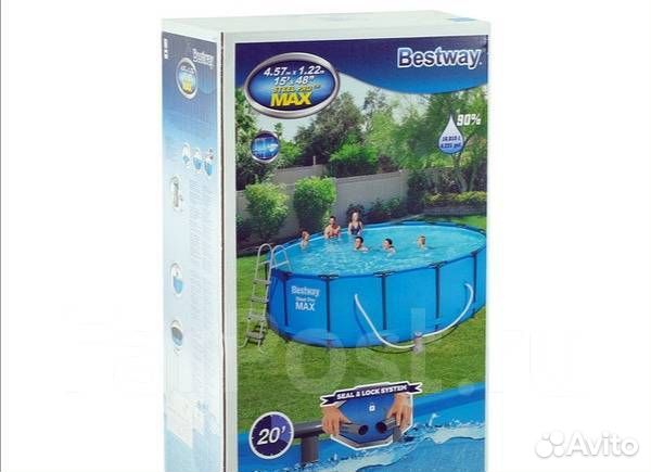 Каркасный бассейн 457х122см, фильтр, лестница