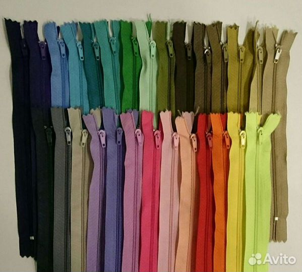 Молнии 50шт 20см платьевые тип3