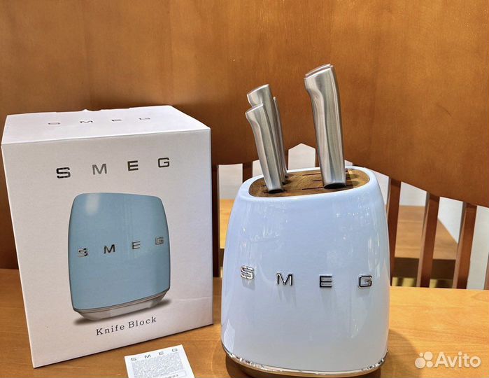 Набор ножей smeg 8-19 см