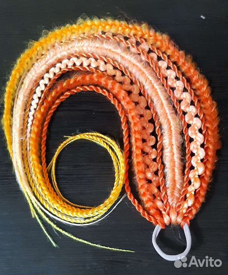 Афрорезинки фактурные