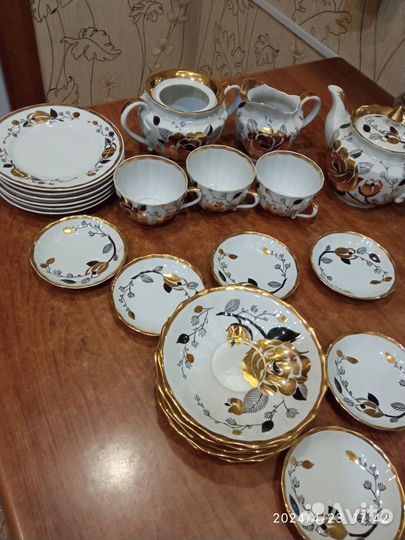 Чайный сервиз вербилки СССР