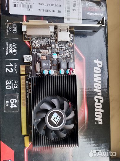 Видеокарта radeon R7 240 2gb