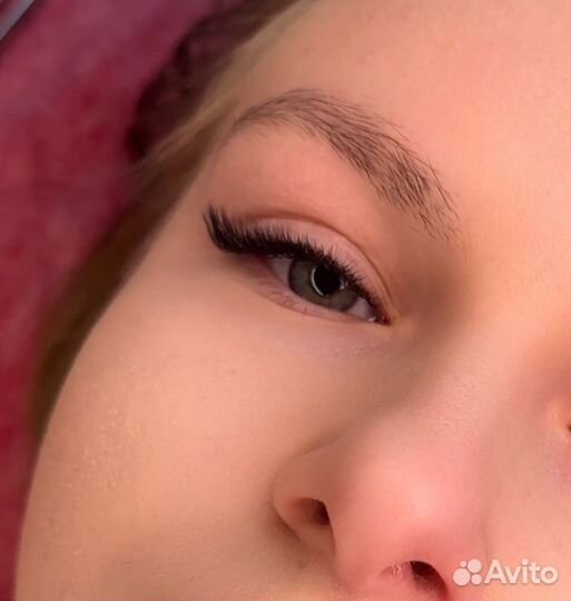 Наращивание ресниц ламинирование