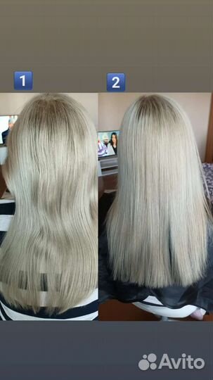 Кератиновое выпрямление волос