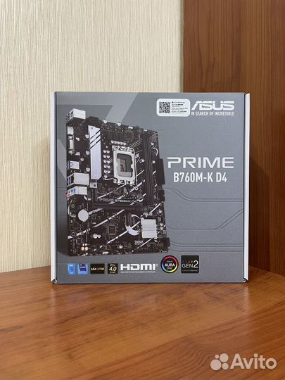 Материнская плата LGA1700 Asus Prime B760M-K D4