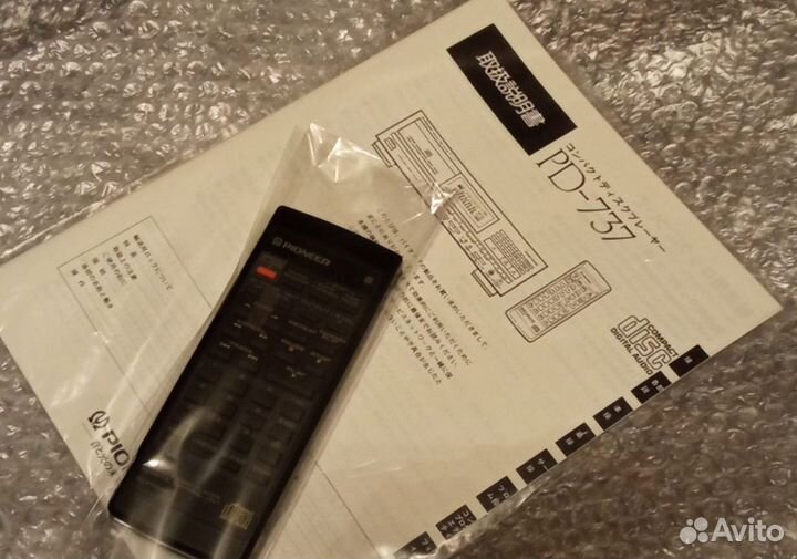 Pioneer PD-737 CD плеер, топ 89г, Japan