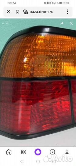 Левый задний стопарь тойота камри