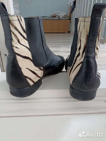 Ботинки челси женские 38 натуральная кожа