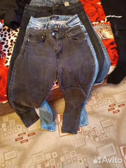 Джинсы, трико