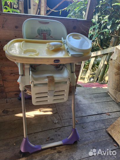Детский стульчик для кормления chicco